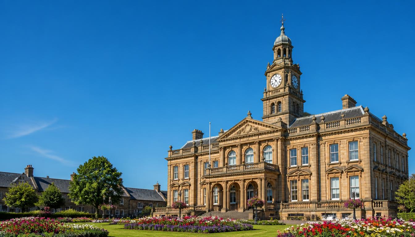 A UK town hall, home of local council services
